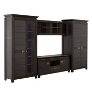 Set Mobila Living Saigon Cantori, Cu Dulap Si Vitrina, 350 Cm