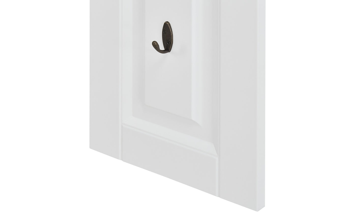 Cuier Cabana, Alb Si Gri, 37 Cm