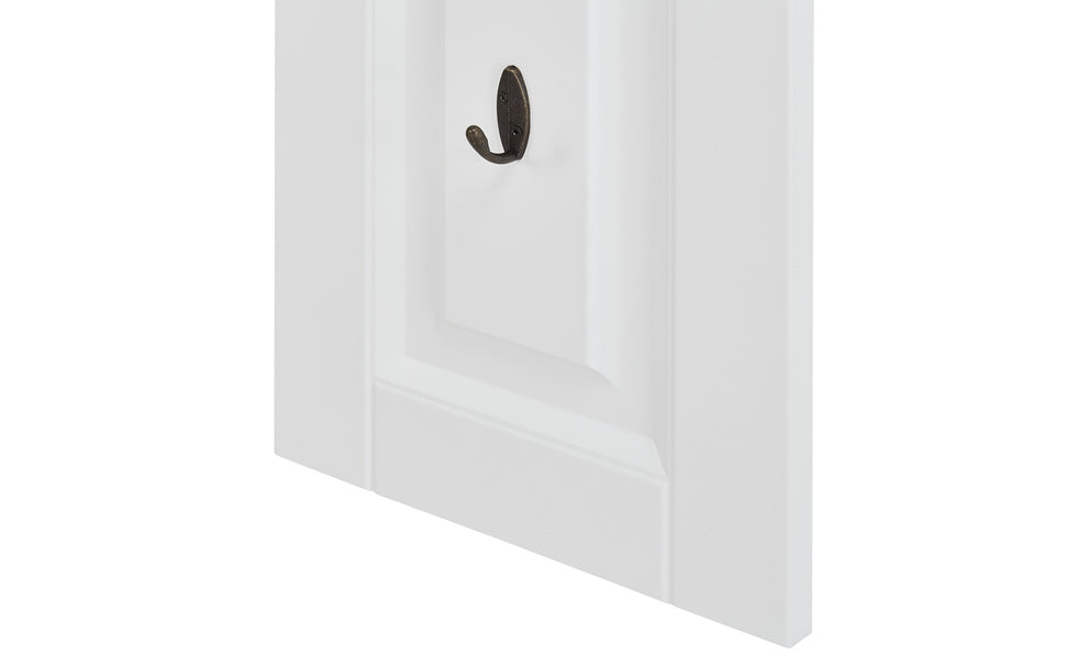 Cuier Cabana, Alb Si Gri, 37 Cm