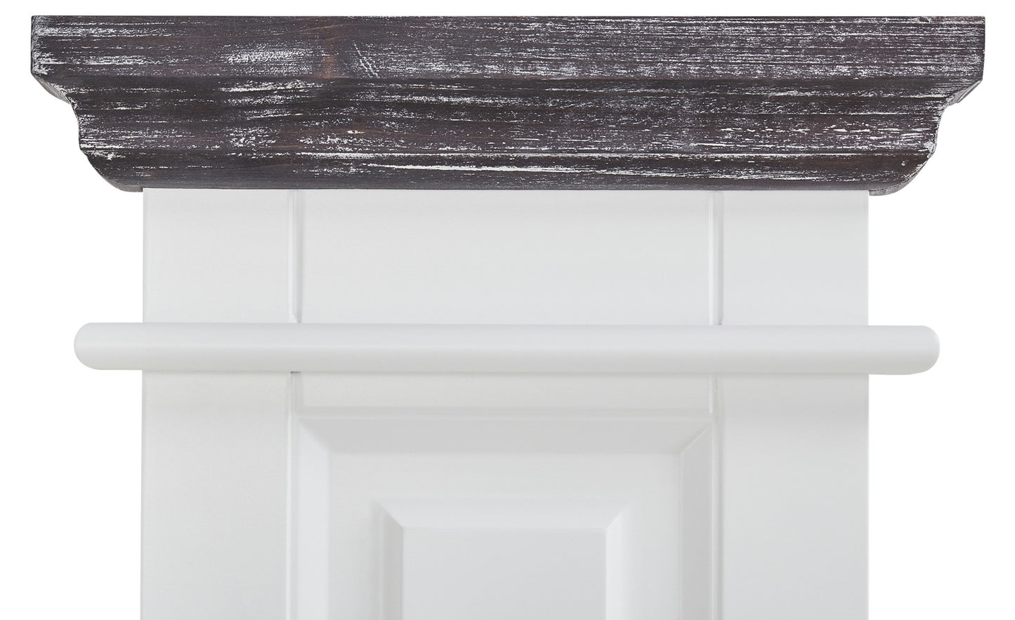 Cuier Cabana, Alb Si Gri, 37 Cm
