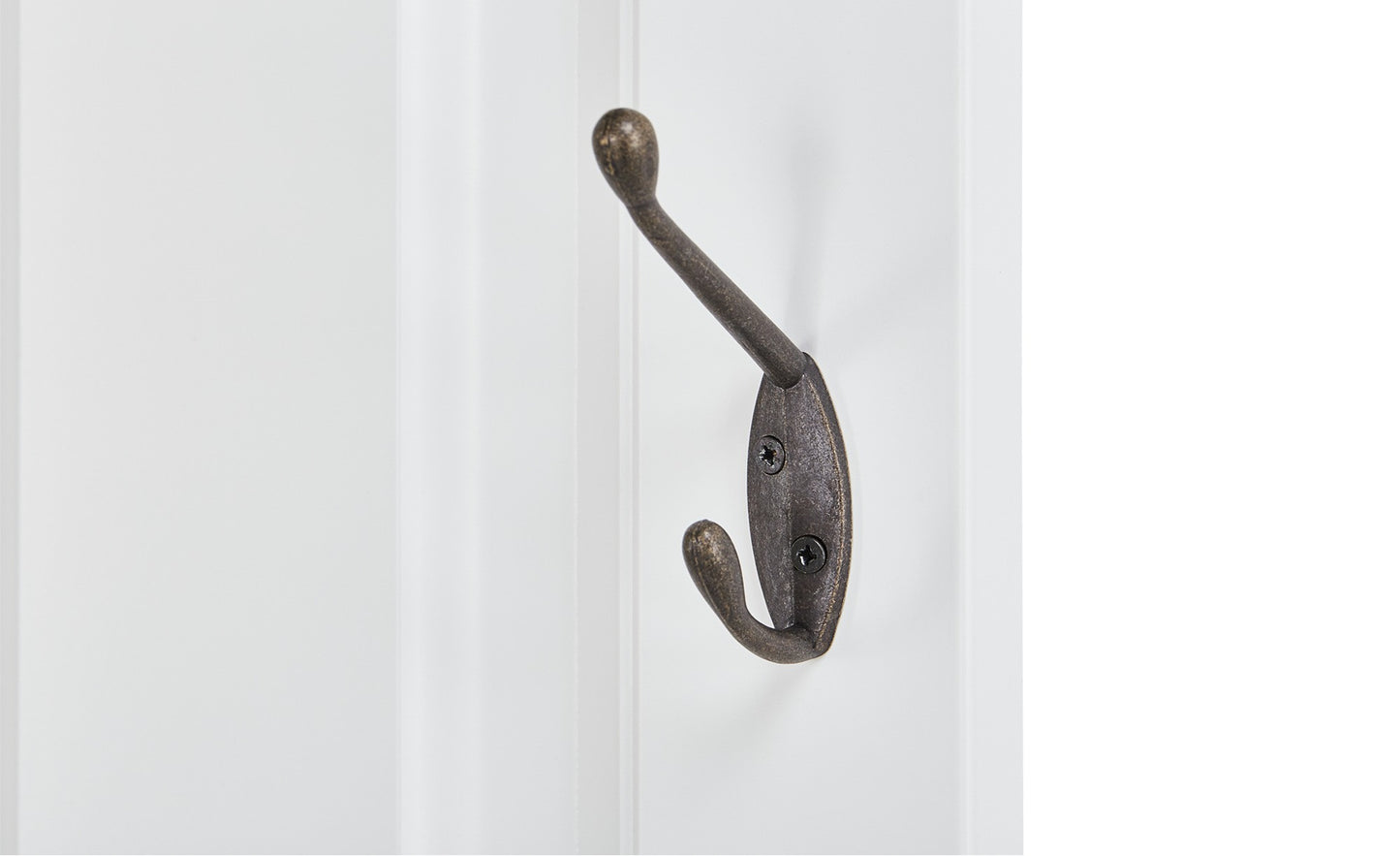 Cuier Cabana, Alb Si Gri, 37 Cm