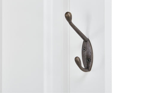 Cuier Cabana, Alb Si Gri, 37 Cm