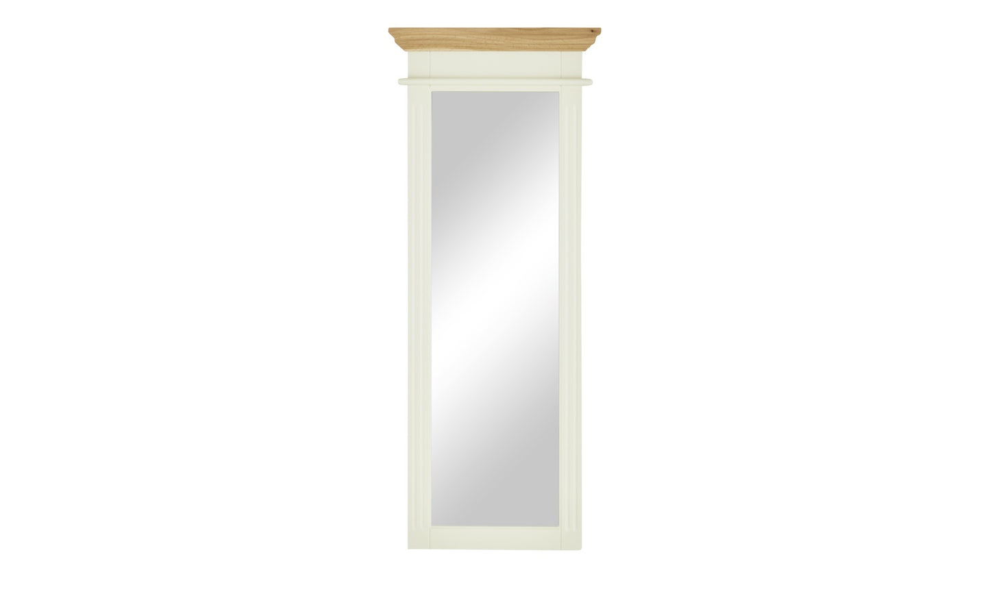 Oglinda De Perete Cremona Natur Si Crem, 58 Cm