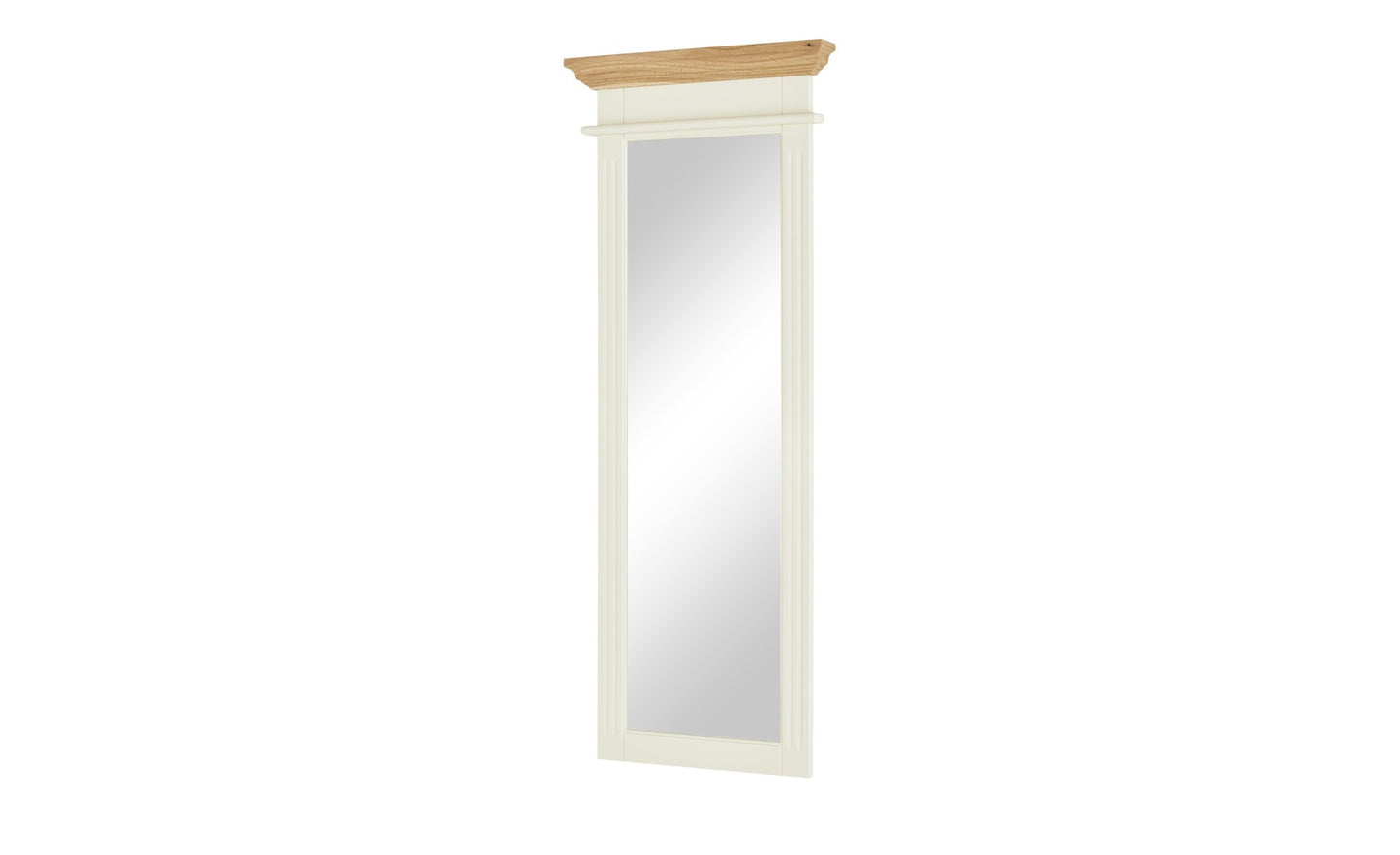Oglinda De Perete Cremona Natur Si Crem, 58 Cm