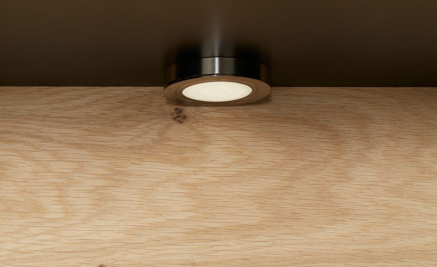 Vitrina Stanga Reno Cu 1 Usa Si 2 Sertare, Smoked Oak, 60 Cm