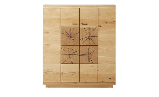 Comoda Bar Cu 2 Usi Dakota, Furniruit, Stejar Salbatic, 120 Cm