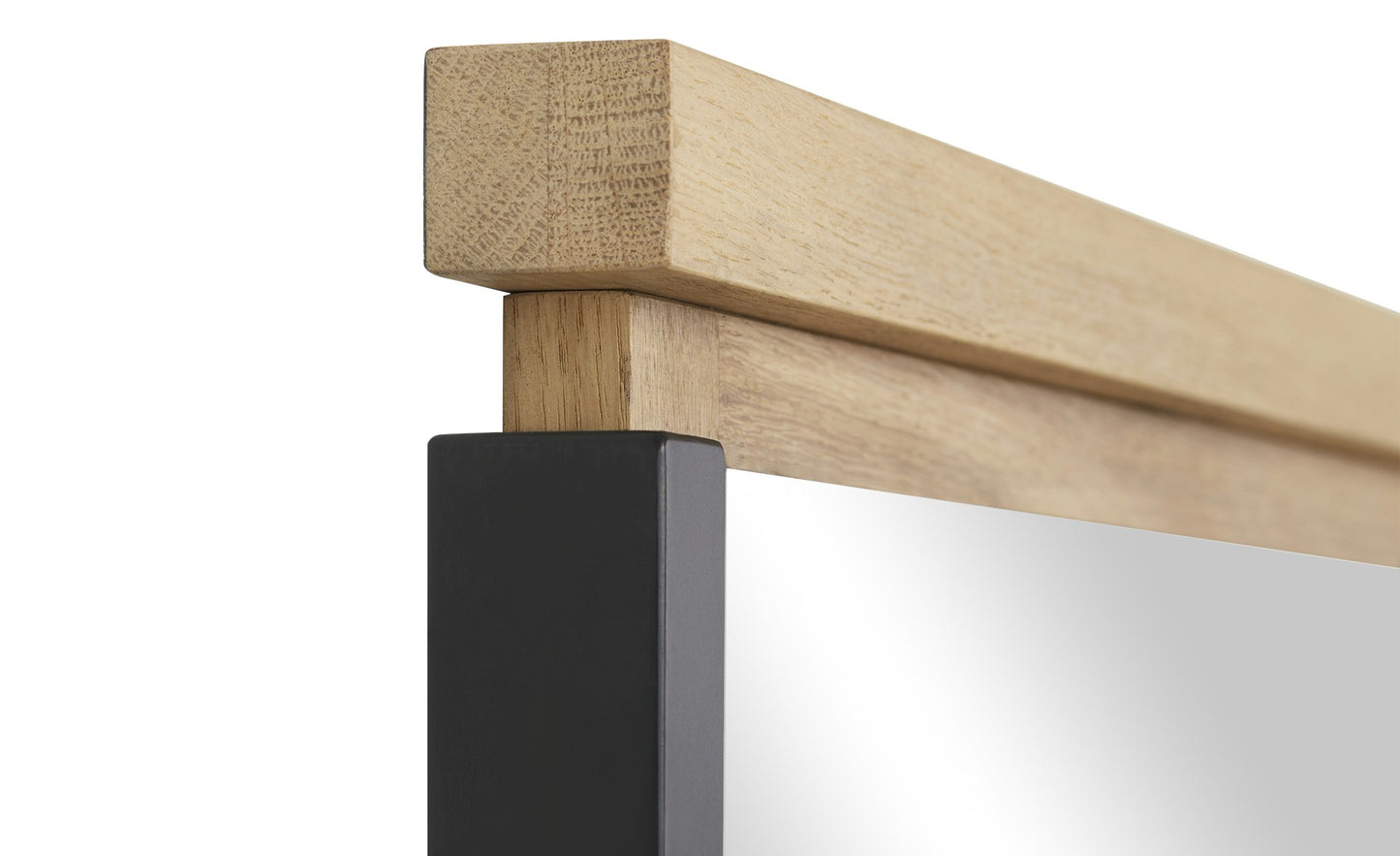 Oglinda Reno, Smoked Oak Furnir Din Lemn Masiv, 100 Cm