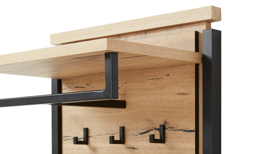 Cuier Reno Smoked Oak, Furnir Din Lemn Masiv 55 Cm