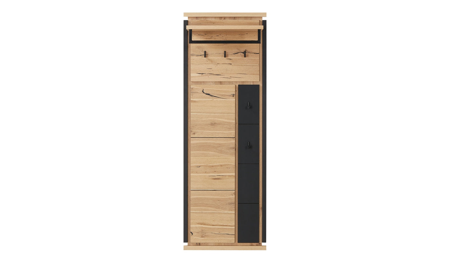 Cuier Reno Smoked Oak, Furnir Din Lemn Masiv 55 Cm