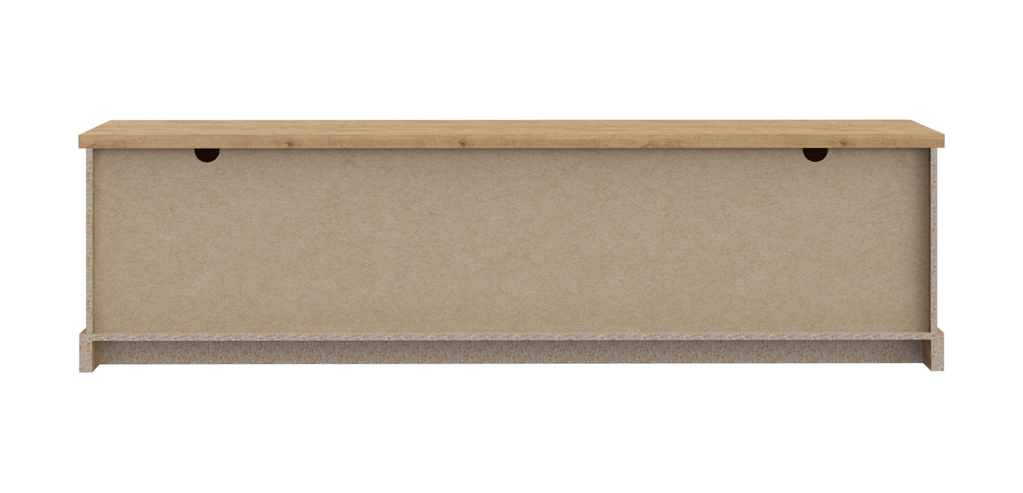 Comoda Tv Kaszimiro, Natur, 203,2 x 56,2 x 52 Cm