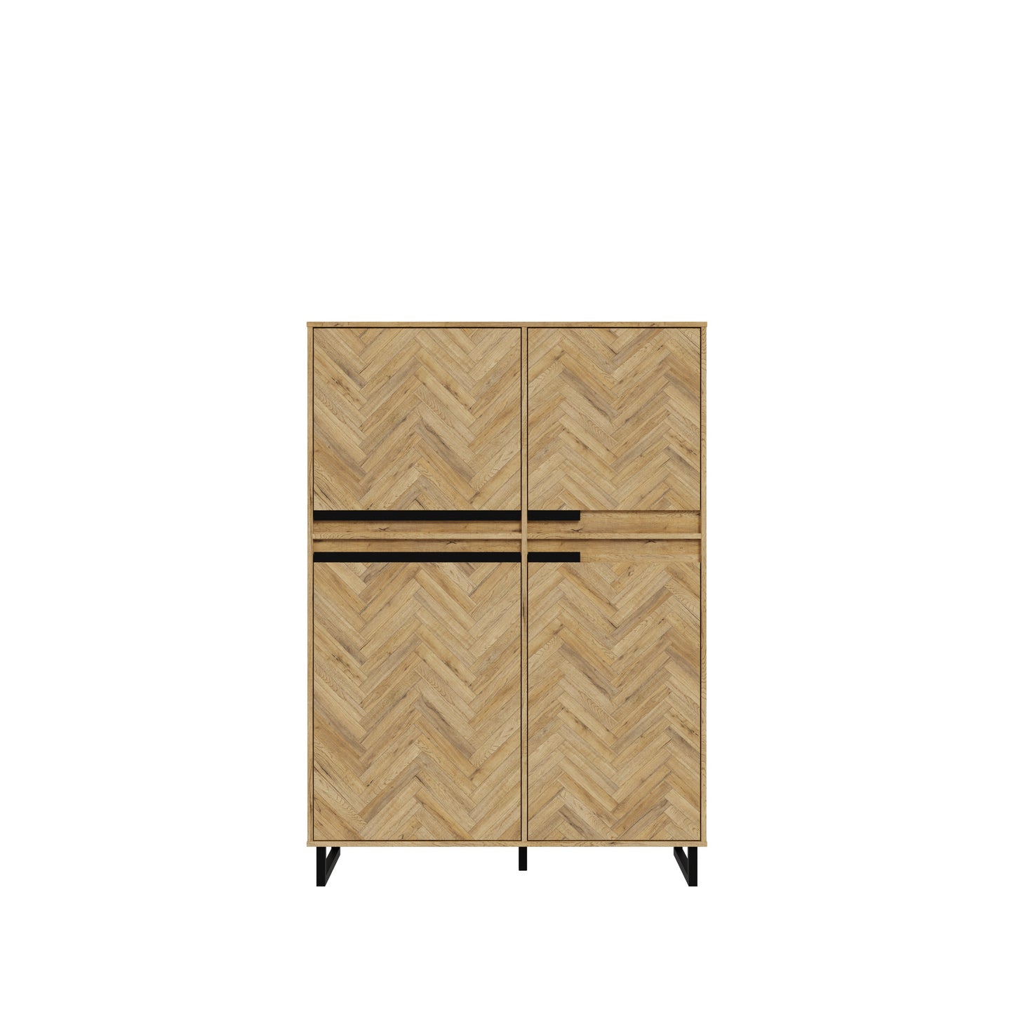 Comoda Solletico Stejar Bartex Si Stejar Spica, 114.9 Cm