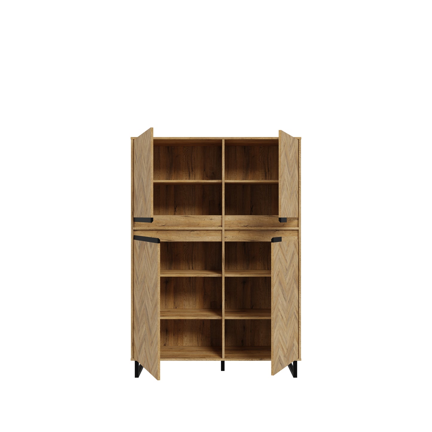 Comoda Solletico Stejar Bartex Si Stejar Spica, 114.9 Cm