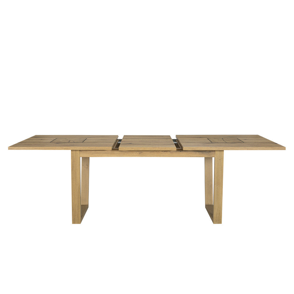 Masa Extensibila Urbano White, Natur, 160/210 X 76.5 X 90 Cm