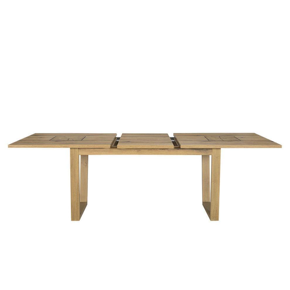 Masa Extensibila Urbano White, Natur, 160/210 X 76.5 X 90 Cm