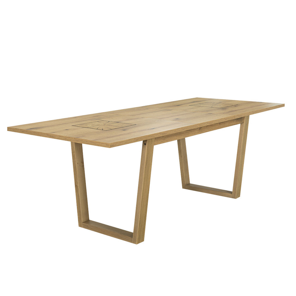 Masa Extensibila Urbano White, Natur, 160/210 X 76.5 X 90 Cm
