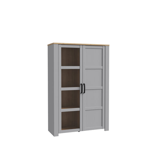 Vitrina Behalf Stejar Riviera Si Stejar Gri, 106.4 Cm