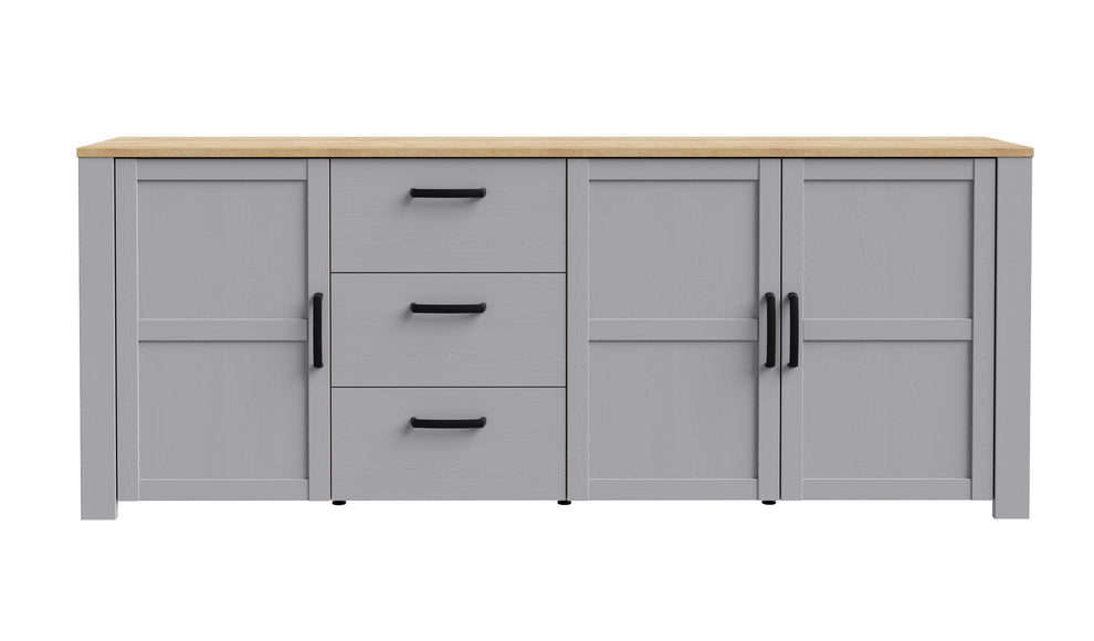 Comoda Behalf Stejar Riviera Si Stejar Gri, 220.8 Cm