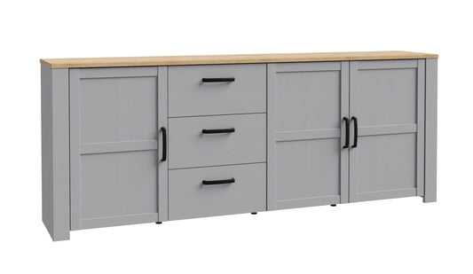Comoda Behalf Stejar Riviera Si Stejar Gri, 220.8 Cm
