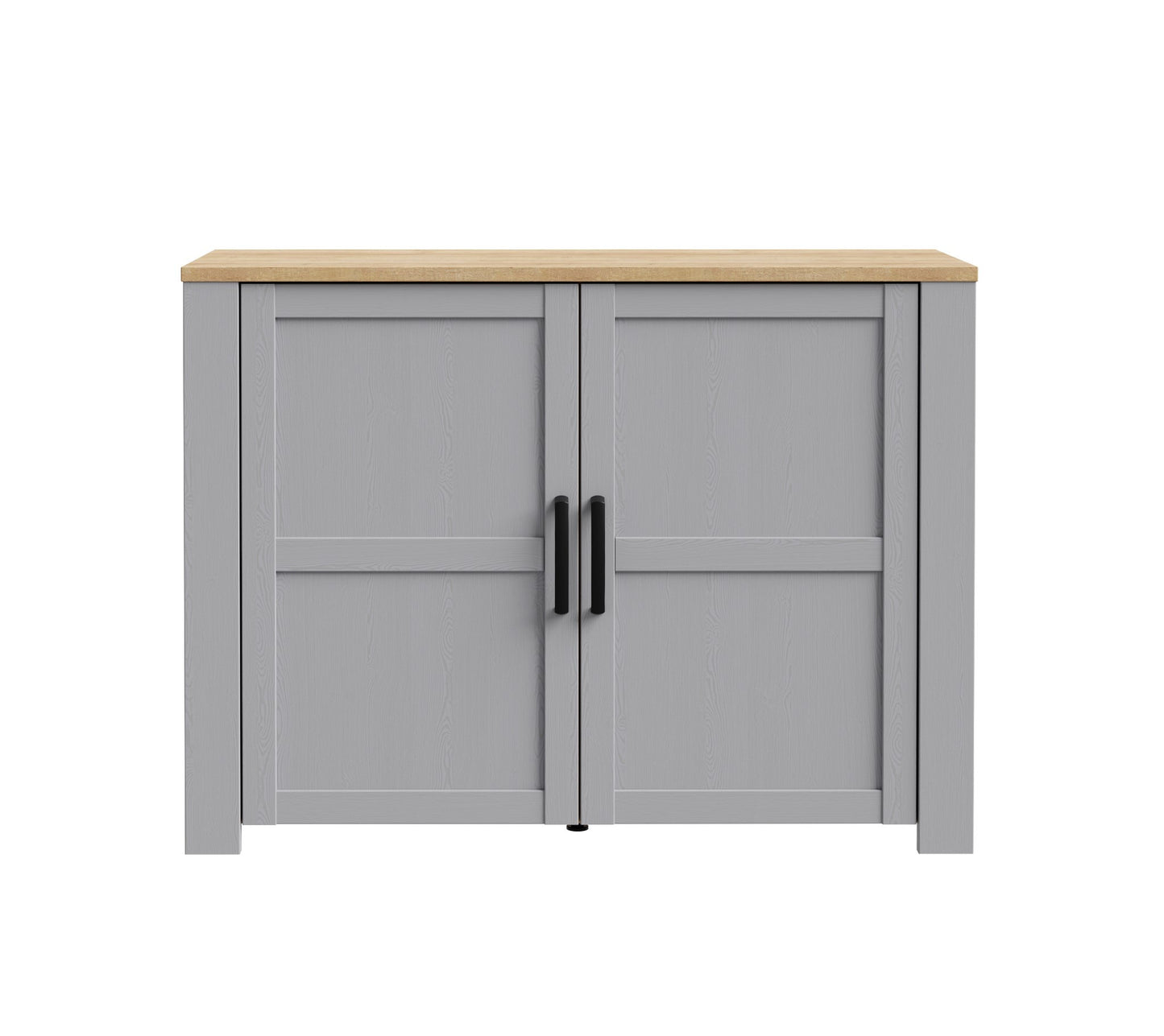 Comoda Behalf Stejar Riviera Si Stejar Gri, 116.4 Cm