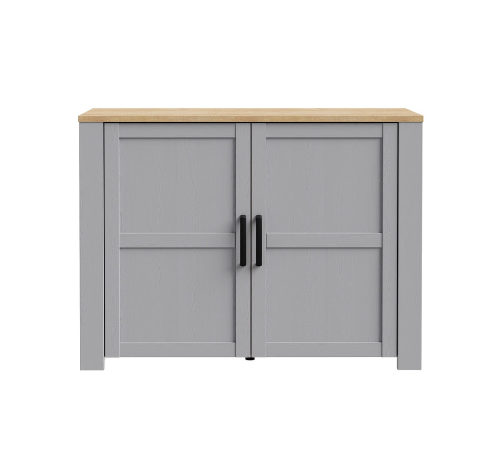 Comoda Behalf Stejar Riviera Si Stejar Gri, 116.4 Cm