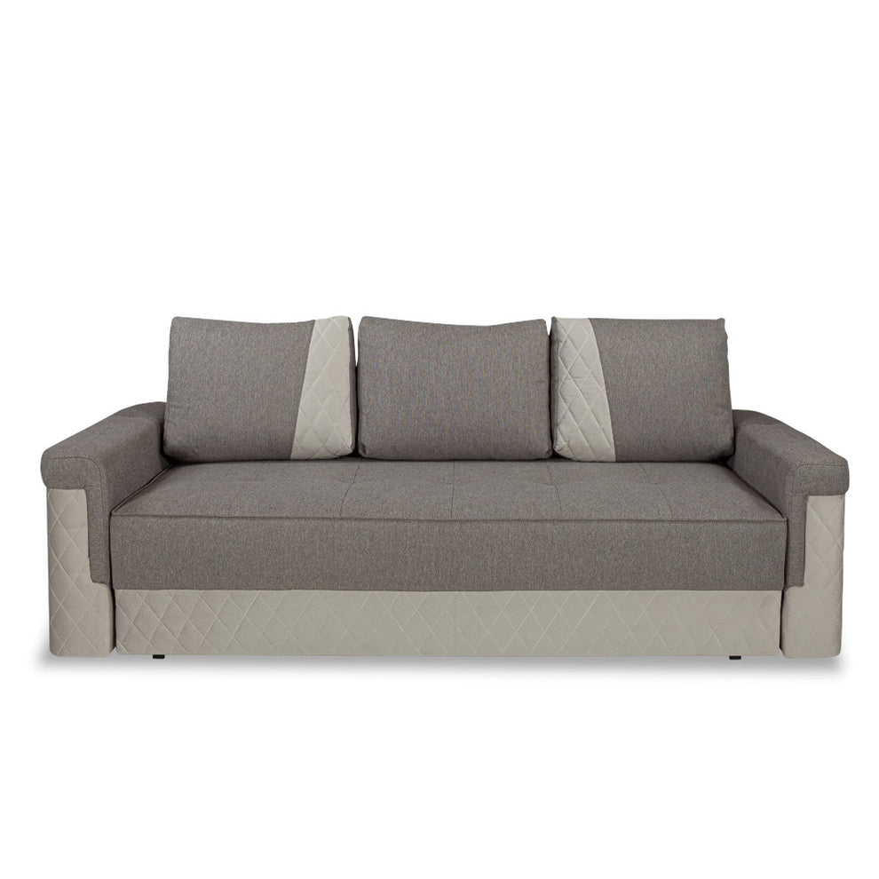 Canapea Extensibila Torino Lift Cu Lada Gri, 233 x 92 Cm