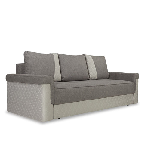 Canapea Extensibila Torino Lift Cu Lada Gri, 233 x 92 Cm