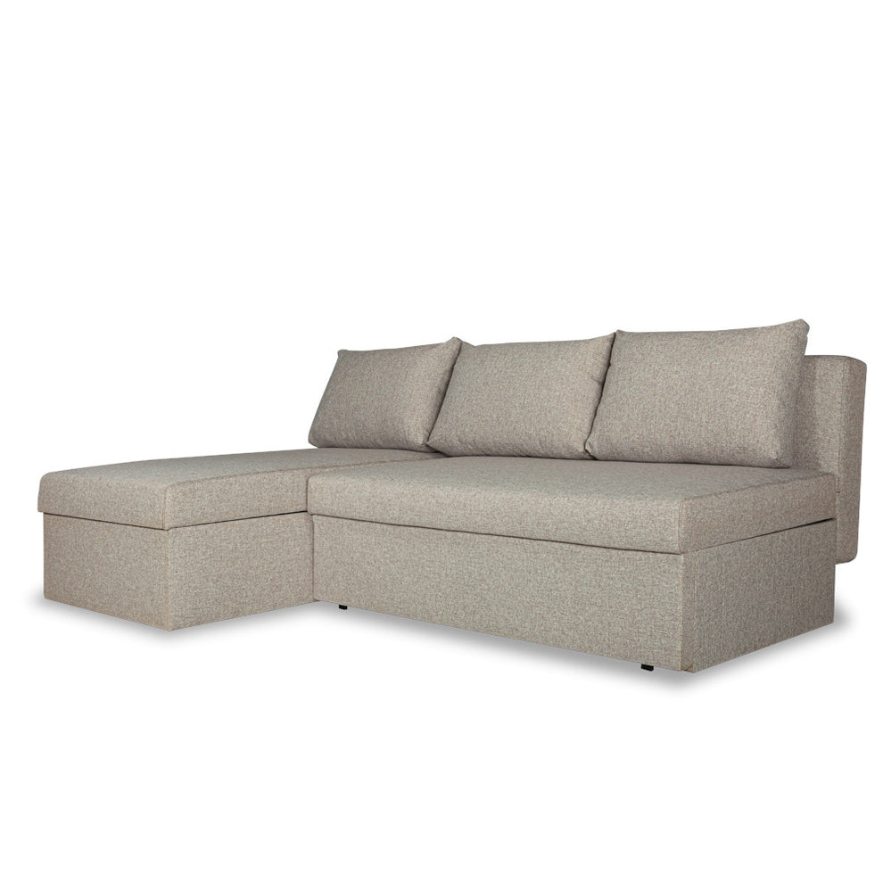 Coltar Extensibil Cu Lada Vario, Interschimbabil Stanga/Dreapta, Gri, 220 X 80 X 155 Cm