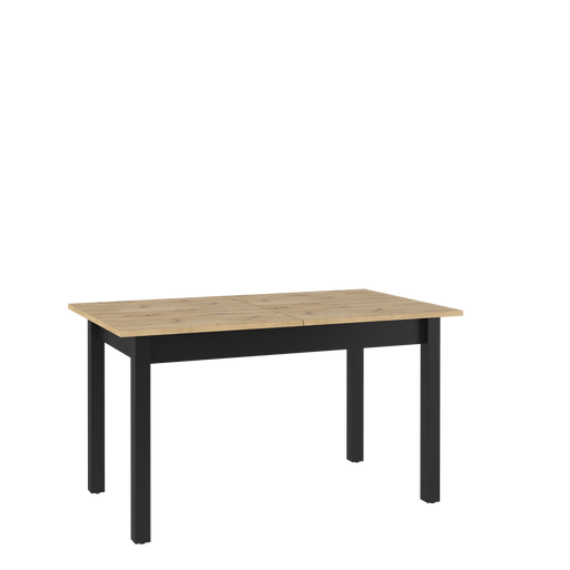 Masa Extensibila Vant Artisan Oak Si Black, 146/186 X 80 X 84 Cm