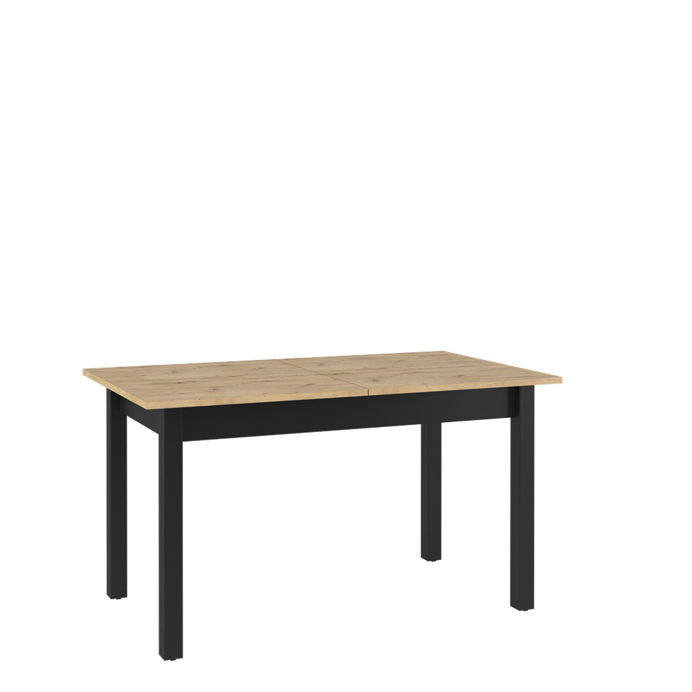 Masa Extensibila Vant Artisan Oak Si Black, 146/186 X 80 X 84 Cm