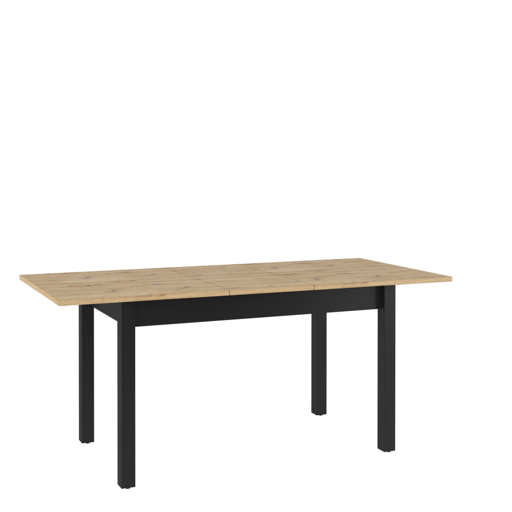Masa Extensibila Vant Artisan Oak Si Black, 146/186 X 80 X 84 Cm