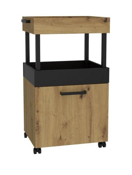 Comoda Home Bar 2 Pe Role, 50.2 x 88.5 x 41 cm