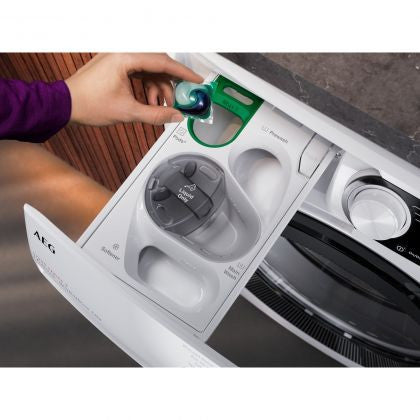 Masina De Spalat Rufe AEG LFR73964VE, SERIA 7000 Ruby, Capacitate 9 Kg, Clasa Energie A, 84,7 x 59,7 x 63,1 Cm