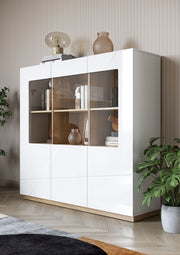 Vitrina Fuji Cu 3 Usi, 150 Cm