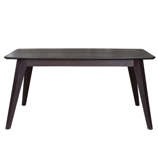 Masa Living Jasmin, Furniruita, Negru Si Charchoal, 165 X 95 X 78 Cm
