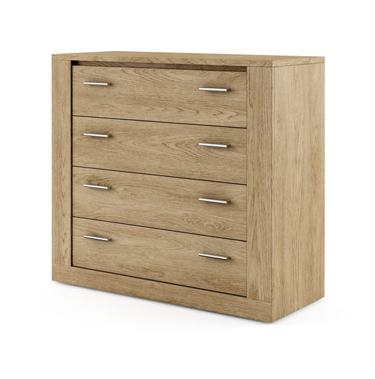 Comoda Thea Cu 4 Sertare, Stejar Shetland, 100 Cm