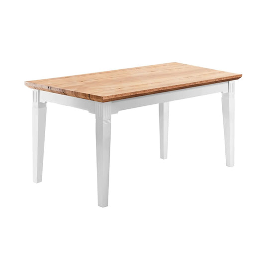Masa Cafea Tivoli Alb Si Natur, 120 Cm