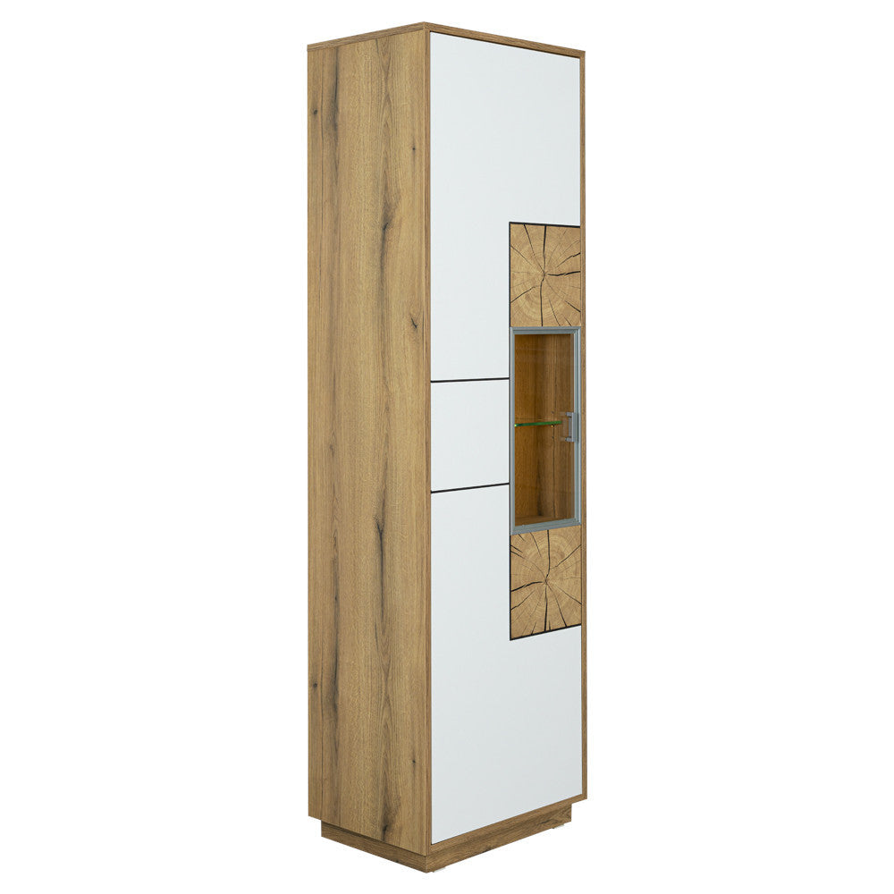 Set Living Urbano White, Alb Si Natur, 285 Cm