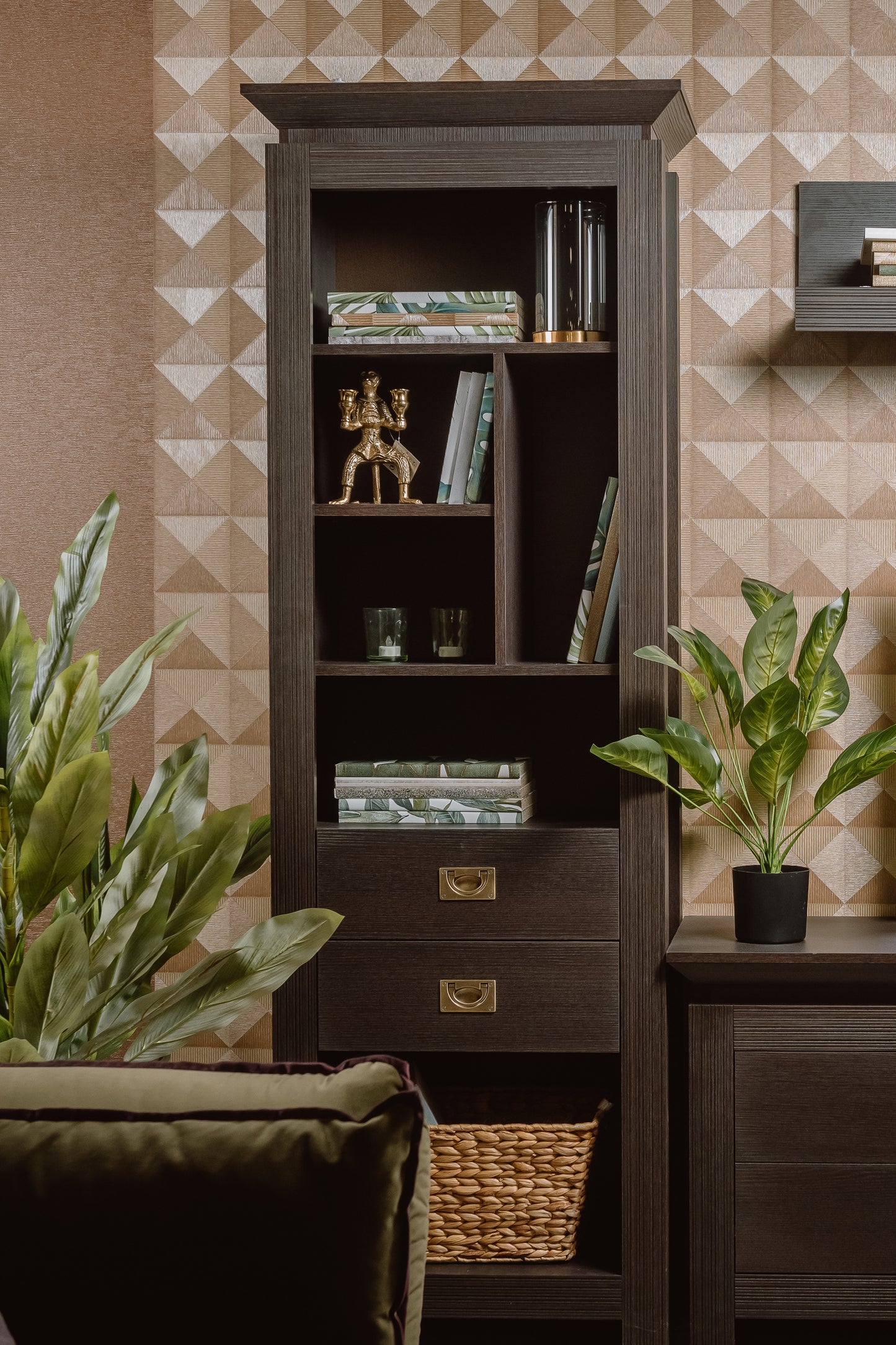 Biblioteca Saigon Cantori Cu 2 Sertare 68.4 Cm