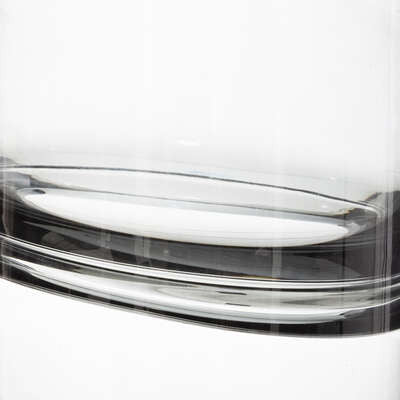 Vaza Sticla Bottle Gri H30