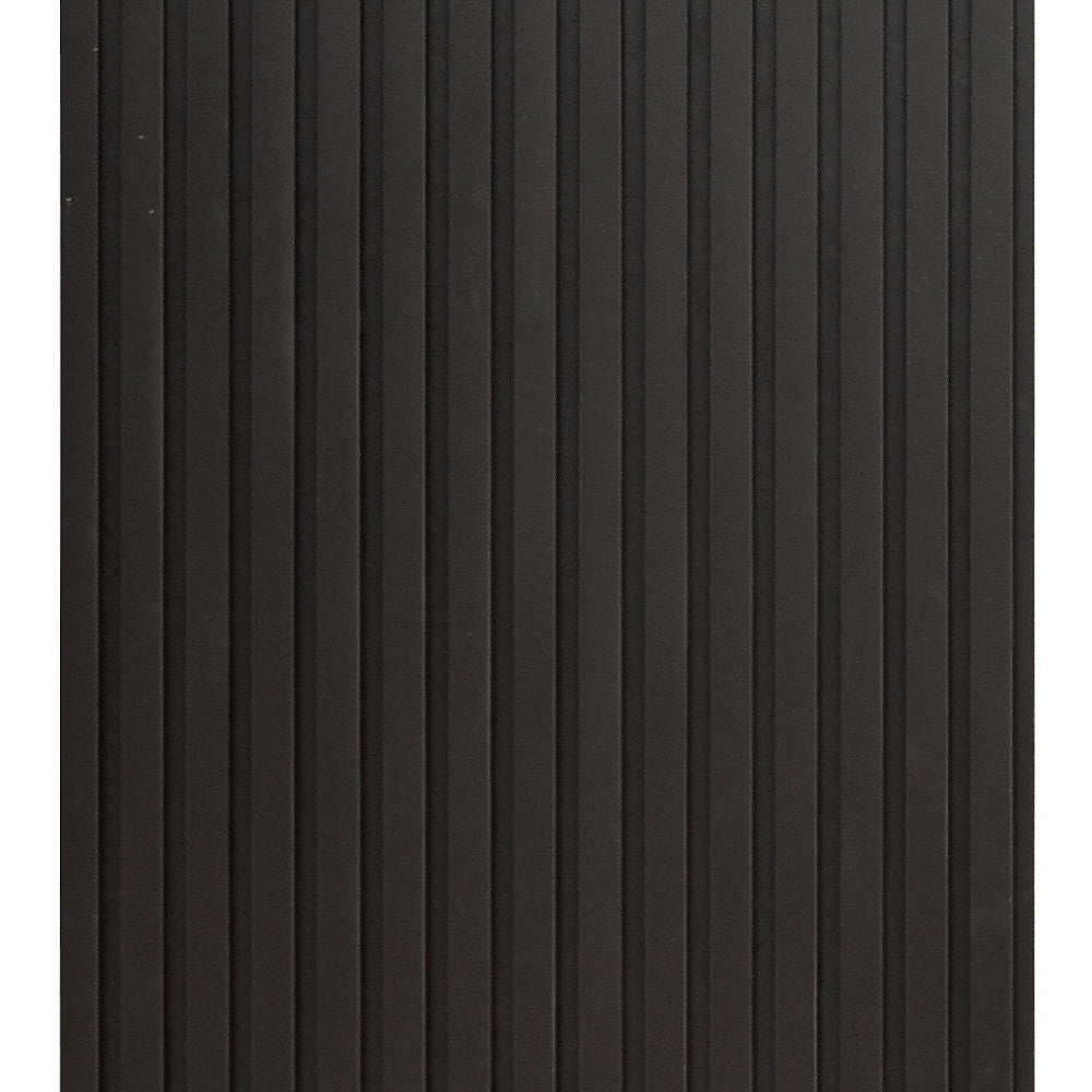 Riflaj Mdf Negru, Furniruit, 240 x 60 cm