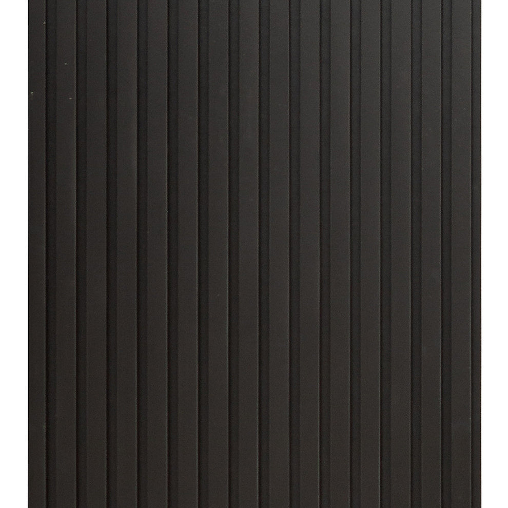 Riflaj Mdf Negru, Furniruit, 240 x 60 cm