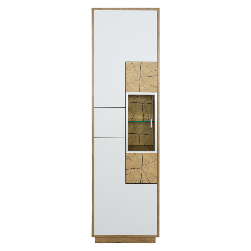 Set Living Urbano White Cu Polita, 285 cm