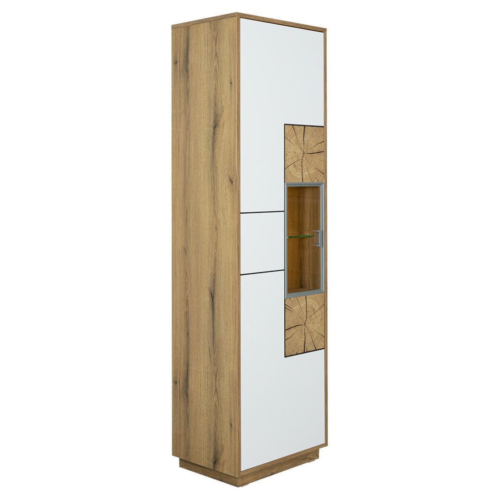 Set Living Urbano White Cu Polita, 285 cm