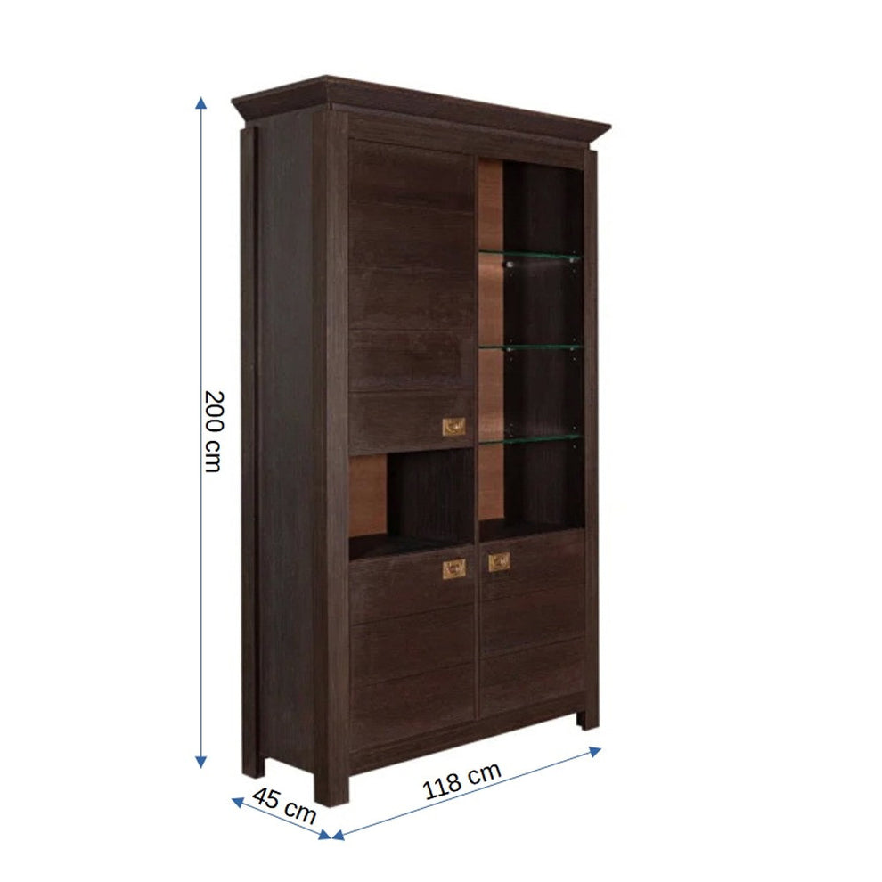 Vitrina Saigon Cantori Cu 3 Usi, 118 Cm