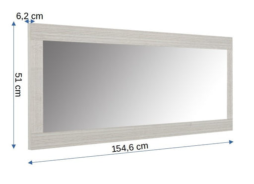 Rama Oglinda Casablanca Loft Gri, 154.5 Cm