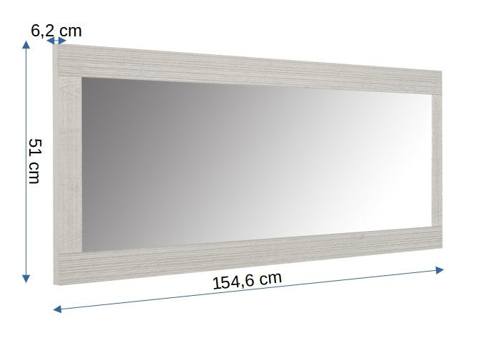 Rama Oglinda Casablanca Loft Gri, 154.5 Cm