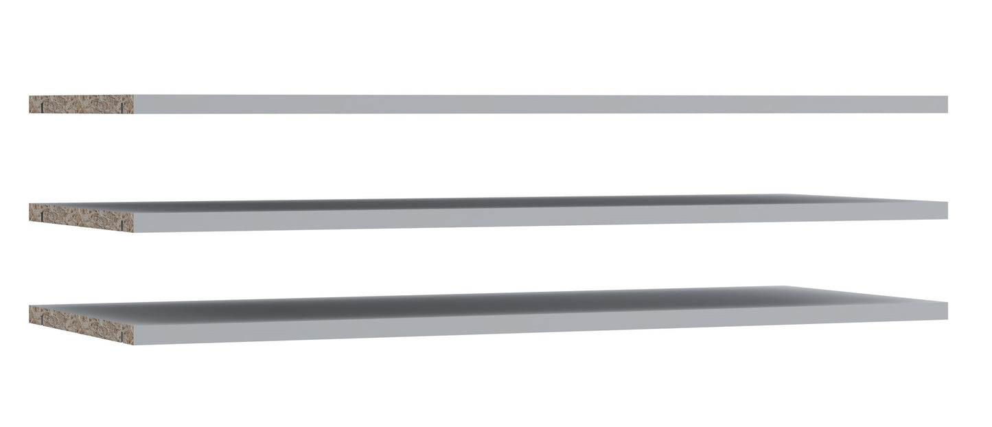 Set 3 Polite Dulap Wings Gri, 82.9 Cm