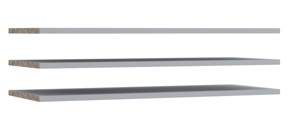 Set 3 Polite Dulap Wings Gri, 82.9 Cm