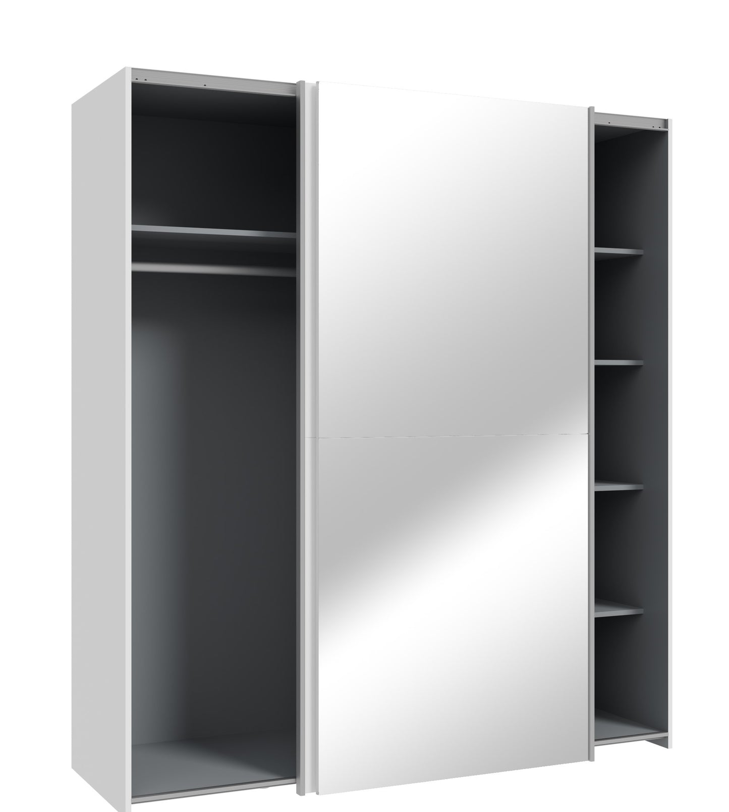 Dulap Kalis Alb Mat. 170.3 Cm