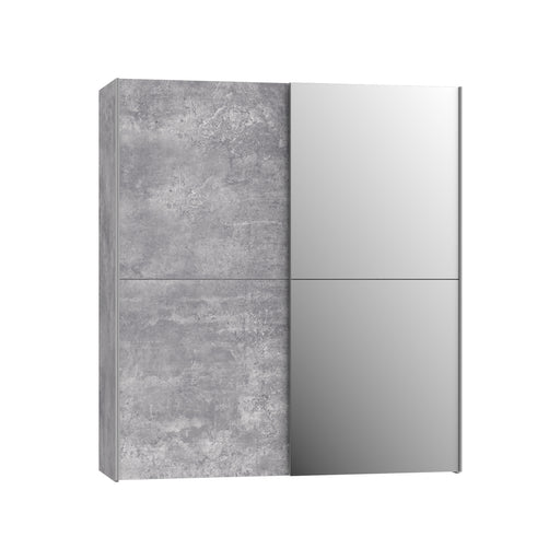 Dulap Kalis Beton Optic Gri Deschis, 170.3 Cm